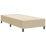 vidaXL Cadre de lit plateforme Vert gris 100 x 200 cm