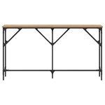 vidaXL Table console chêne artisanal 140 x 23 x 75 cm