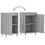 vidaXL Buffet sonoma gris 40x35x70 cm bois d'ingénierie