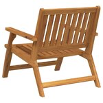 vidaXL Ensemble de repas extérieur 2 Pièces Marron Bois d'Acacia Massif