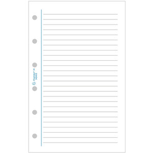 Recharge accessoire Exatime 14 travers blanc 32 feuillets 126x81 mm EXACOMPTA