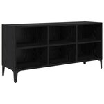 vidaXL Meuble TV en chêne noir Chêne noir Panneaux de particules Standard