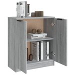 vidaXL Buffet Sonoma gris 60x30x70 cm Bois d'ingénierie