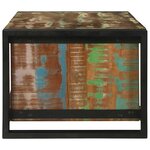 vidaXL Table basse Marron 90 x 50 x 38 cm bois de récupération massif