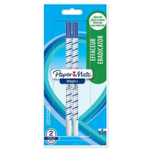 Effaceur d'encre 'Magic +'  carte blister de 2 Paper Mate