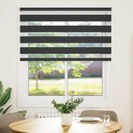 vidaXL Store zèbre noir 125x100 cm largeur du tissu 120 9 cm polyester