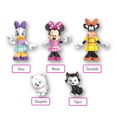 Minnie coffret 5 figurines 7 5 cm articulées 5 personnages a collectionner  jouet pour enfants des 3 ans mcn19 - La Poste