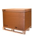 (1 caisse ) caisse carton palettisable c2a, c1a et c2b 1200 x 1000 x 1000 mm