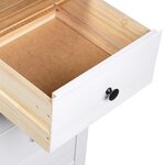 vidaXL Buffet Blanc 46x40x89 cm Pin Gamme Panama