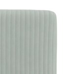 vidaXL Chaises à manger lot de 2 Gris clair Velours
