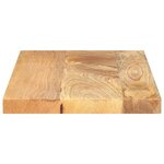 vidaXL Dessus de table 60x30x2 5 cm rectangulaire bois massif manguier