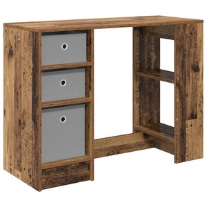 vidaXL Bureau Bois ancien Bois d'ingénierie 100 x 40 x 75 cm