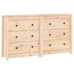 vidaXL Buffet 140x35x80 cm Bois massif de pin