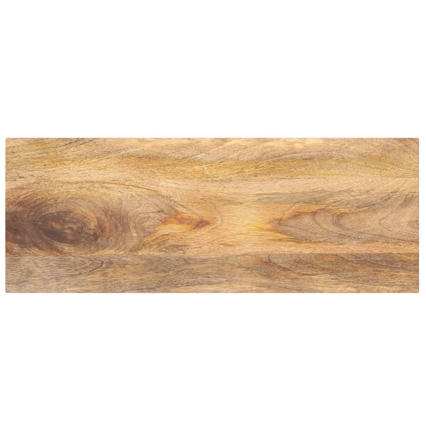 vidaXL Dessus de table 70x20x2 5 cm rectangulaire bois massif manguier