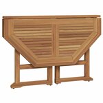 vidaXL Ensemble à dîner d'extérieur pliable 5 Pièces Bois solide de teck
