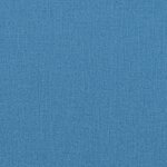 vidaXL Coussins de chaise à dossier bas lot de 6 bleu mélangé tissu