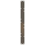 vidaXL Pieds de table basse 2 pièces Acier naturel 70 x (42-43 3) cm Acier