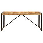 vidaXL Table de salle à manger 180x90x75 cm Bois de manguier solide