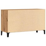 vidaXL Buffet chêne artisanal 100x36x60 cm bois d'ingénierie
