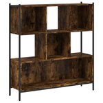 vidaXL Bibliothèque chêne fumé 102x28x172 cm bois d'ingénierie
