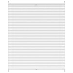 vidaXL Store plissé 100x125 cm Blanc