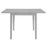 vidaXL Mobilier de salle à manger 5 Pièces MDF Gris