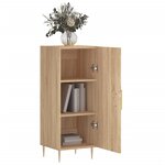 vidaXL Buffet Chêne sonoma 34 5x34x90 cm Bois d'ingénierie