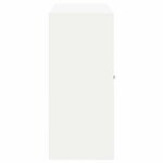 vidaXL Armoire de rangement Blanc 90 x 40 x 90 cm Acier