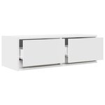 vidaXL Meubles TV 2 Pièces blanc 80x31x25 5 cm bois d'ingénierie