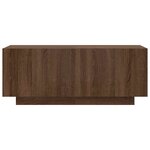 vidaXL Meuble TV Chêne marron 100x35x40 cm Bois d'ingénierie