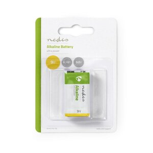 Pile Alcaline 9 V 1 pièce Blister NEDIS