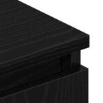 vidaXL Meuble TV Noir 102 x 35 x 50 cm Bois d'ingénierie