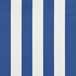 vidaXL Auvent de bistro 400x120 cm Bleu et blanc