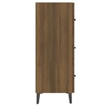 vidaXL Buffet chêne marron 69 5x34x90 cm bois d'ingénierie