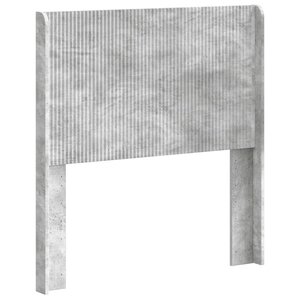 vidaXL Tête de lit Gris béton Bois d'ingénierie