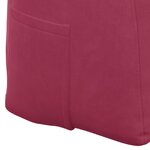 vidaXL Coussin de Dos Bordeaux 160 x 24 x 50 cm Velours