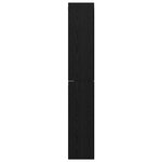 vidaXL Ensemble meuble TV 10 Pièces Chêne noir Moyen 30 5 x 30 x 90 cm