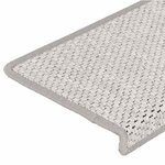 vidaXL Tapis d'escalier autocollants 30 Pièces 65x21x4 cm platine