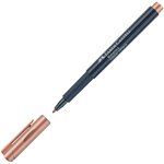 Marqueur Metallics Pointe Moyenne 1 5 mm Cuivre x 10 FABER-CASTELL