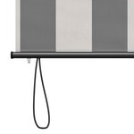 vidaXL Store enrouleur Anthracite et blanc 180 x 250 cm