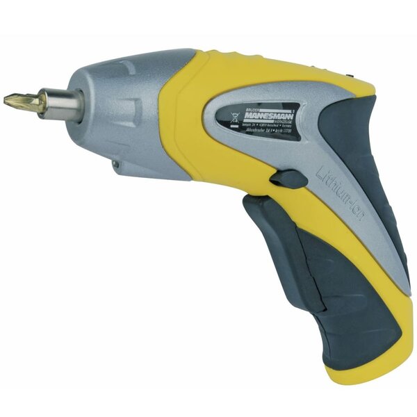 Brüder mannesmann tournevis sans cordon 3 6 v li-ion 17480