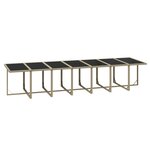 vidaXL Ensemble à dîner de jardin coussins 19 Pièces Résine tressée Beige