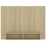 vidaXL Meuble TV mural Chêne Sonoma 120x23 5x90 cm Bois d’ingénierie