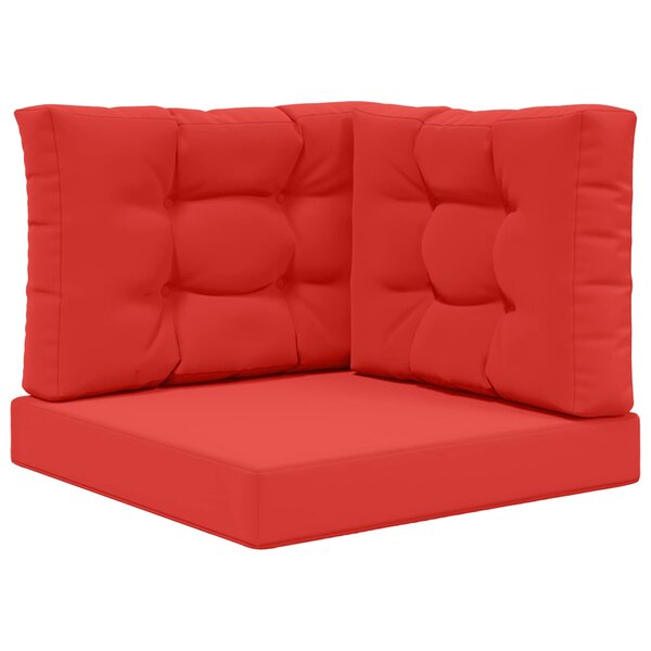 vidaXL Coussin de canapé d'extérieur Polyester Rouge 60 x 60 cm