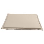 vidaXL Coussins de siège de jardin lot de 4 taupe 45x45x2 cm carré