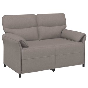 vidaXL Canapé 100  polyester  cadre en métal  MDF  Contreplaqué