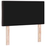 vidaXL Tête de lit avec des lumières à LED Réglable Marron 80 cm tissu