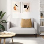 vidaXL Coussin de Dos Marron 60 x 20 x 50 cm Tissu en velours côtelé