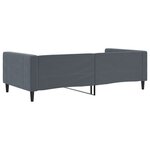 vidaXL Lit de repos sans matelas gris foncé 100x200 cm velours