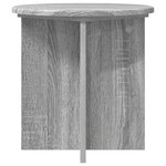 vidaXL Support de Plante 2 pièces Sonoma gris 40 x 40 x 40 cm